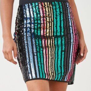 Cleo Rainbow Sequin Skirt